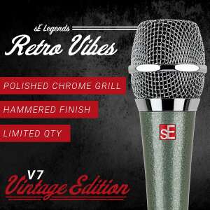 SE Electronics V7 Dynamic Vocal Microphone VE - Vintage Edition