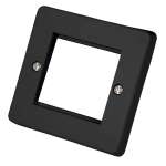 Allen & Heath IP1 Faceplate For IP1/IP4 wallplate, EU/UK Black