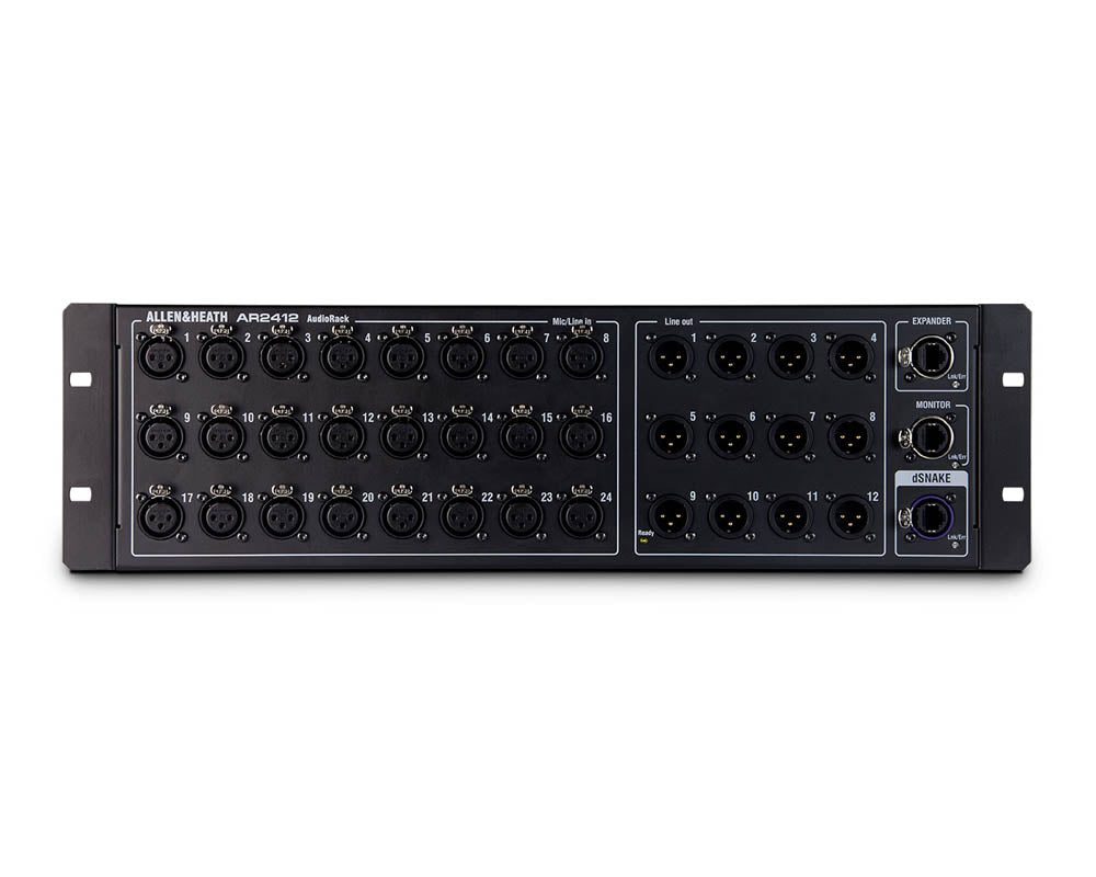 Allen & Heath AR2412 AudioRack for QU, GLD and SQ Consoles