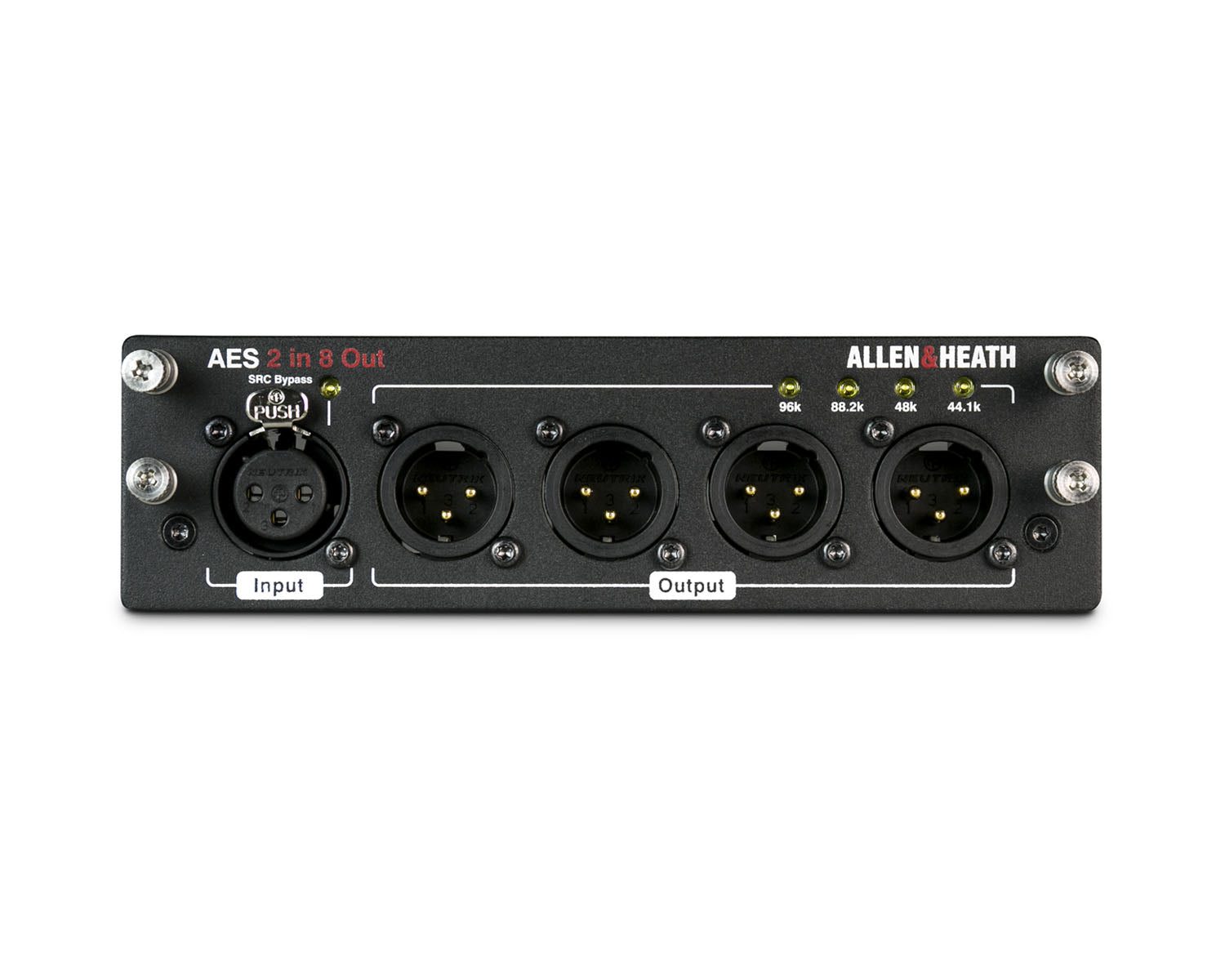 Allen & Heath M-DL-AES2I8O-A AES3 Audio Digital I/O Card for dLive (2 In / 8 Out)