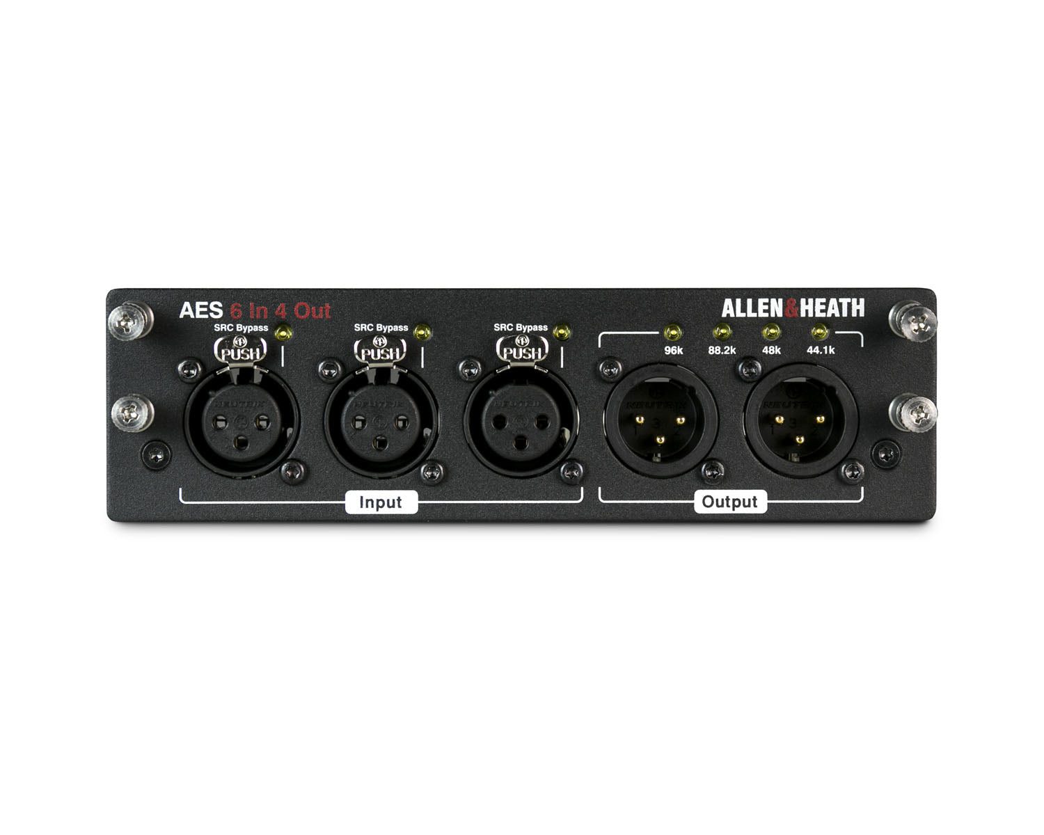 Allen & Heath M-DL-AES4I6O-A AES3 Audio Digital I/O Card for dLive (4 In / 6 Out)