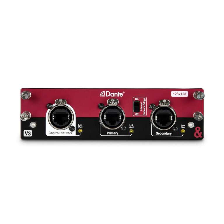 Allen & Heath Dante 128×128 128-channel Dante Option Card for dLive & Avantis Consoles