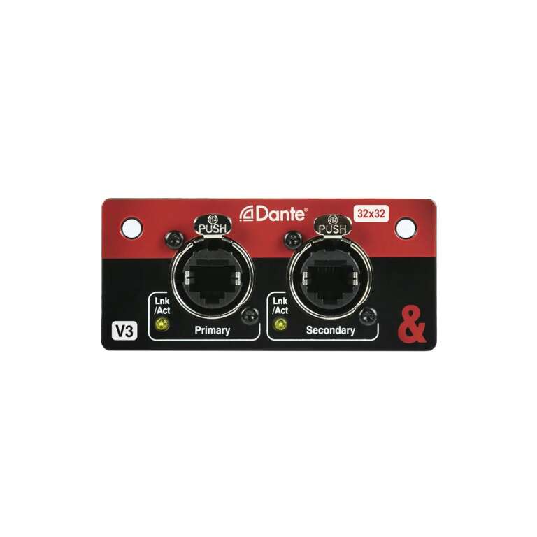 Allen & Heath SQ Dante V3 32×32 Dante Module for SQ Series and AHM-64 Mixers