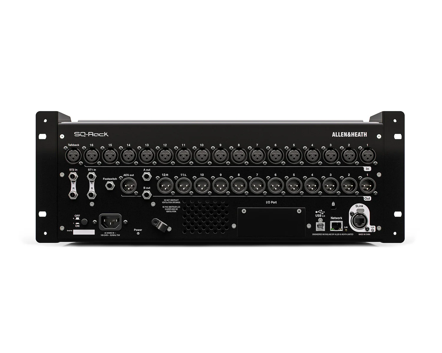 Allen & Heath SQ-Rack 48 Channel Digital Mixer