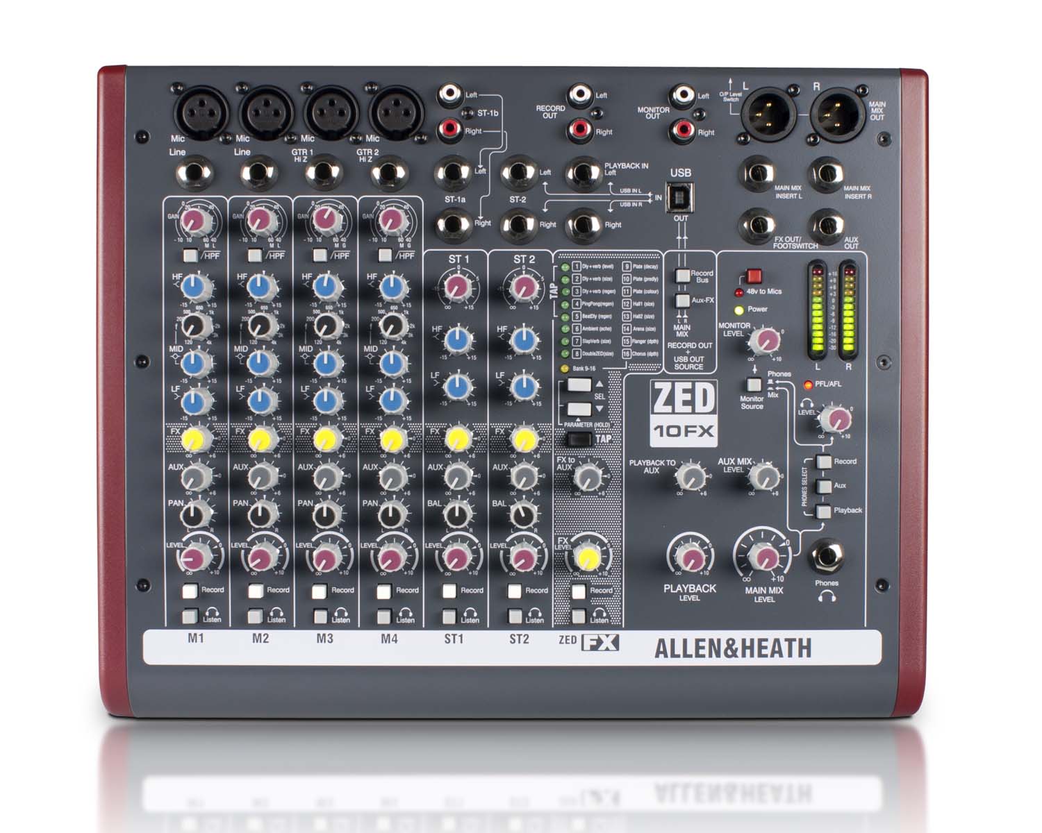 Allen & Heath ZED-10FX Analogue Mixer