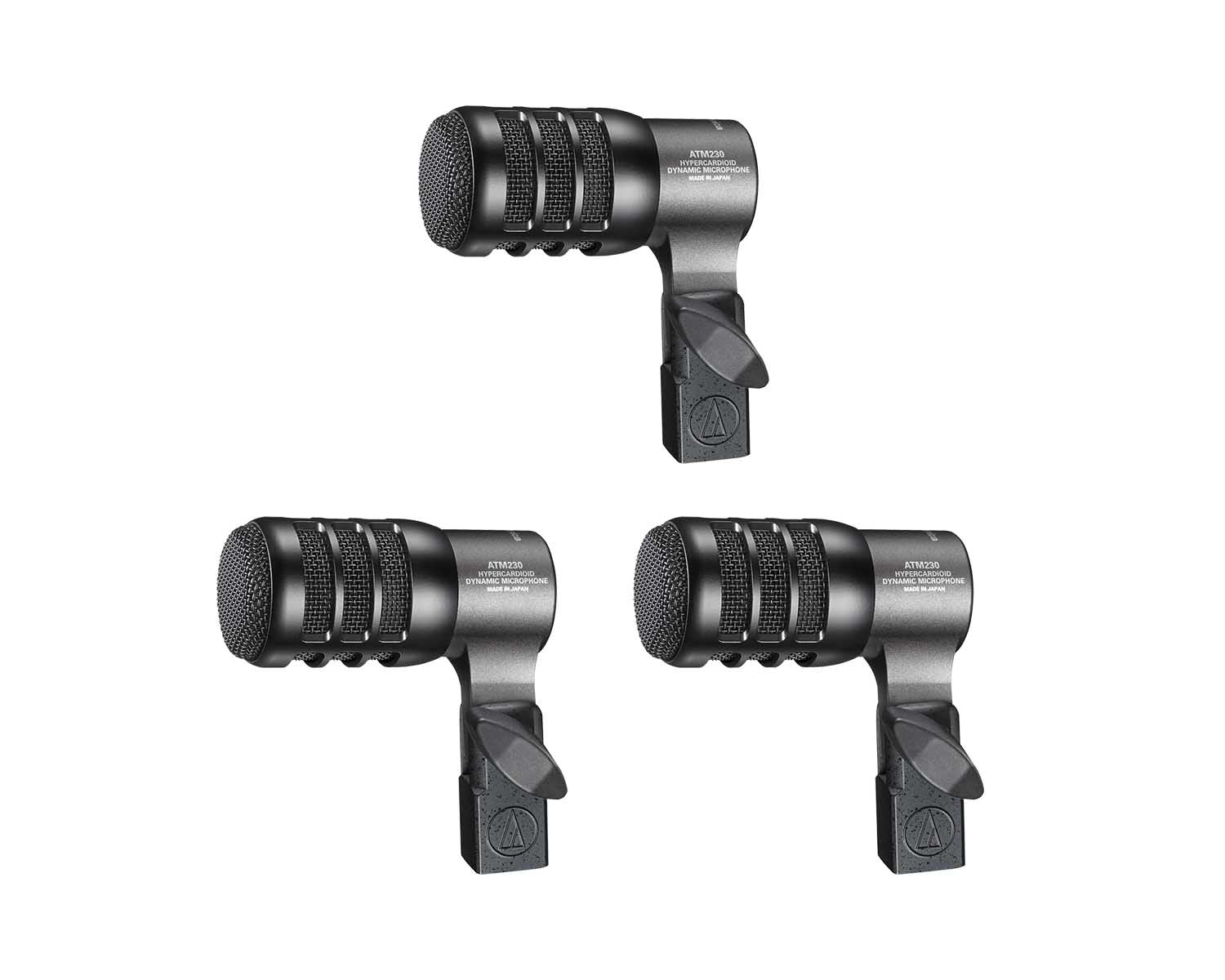 Audio Technica ATM230PK Dynamic Instrument Microphone (3-Pack)