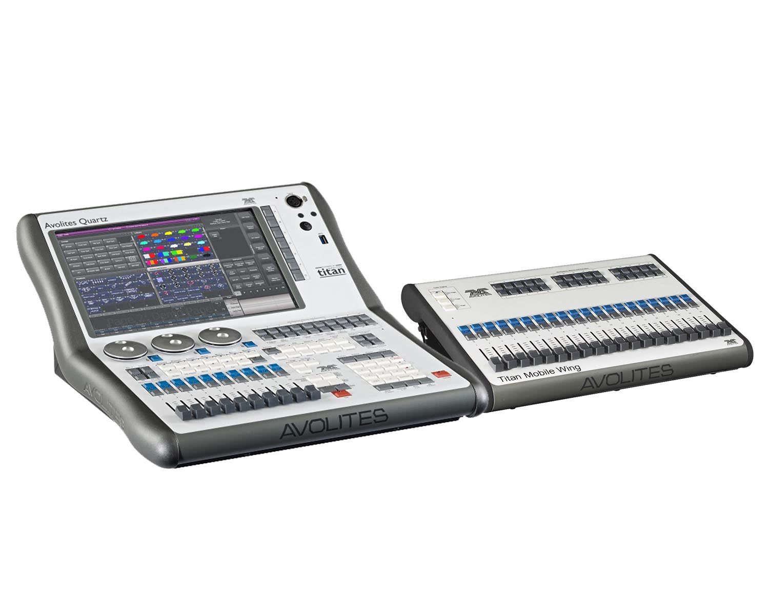 Avolites Quartz Console & Titan Mobile Wing
