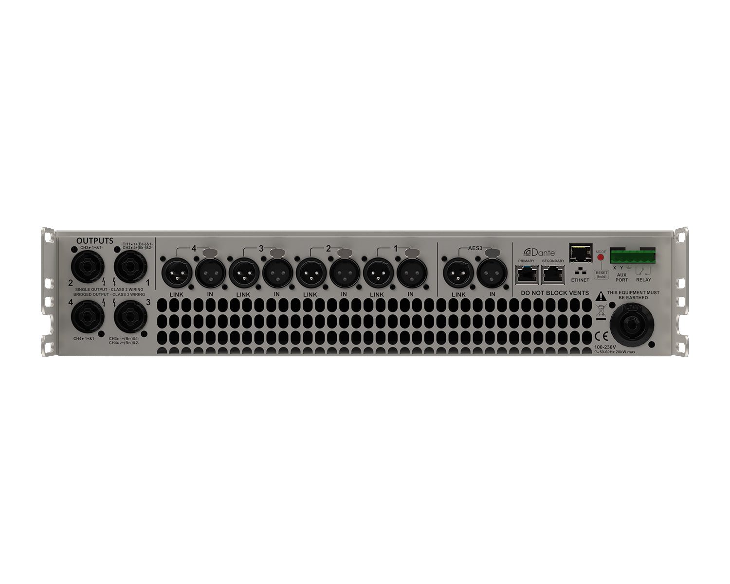 Martin Audio iKon iK41-DANTE Power Amplifier 4x1500W