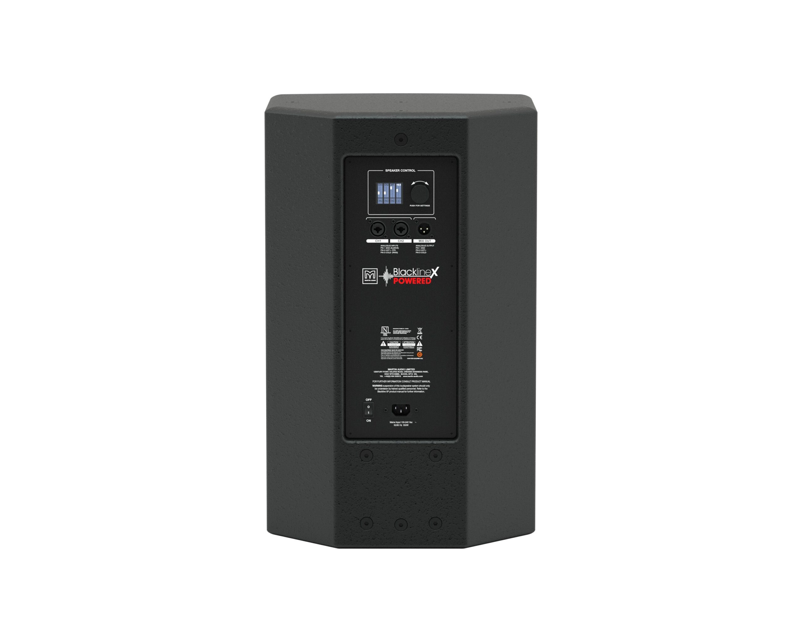 Martin Audio Blackline XP12 12″ 1300W Active Loudspeaker