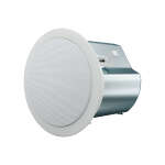 Optimal Audio Up 4 4″ Ceiling Speaker with Backcan 25W 100V White