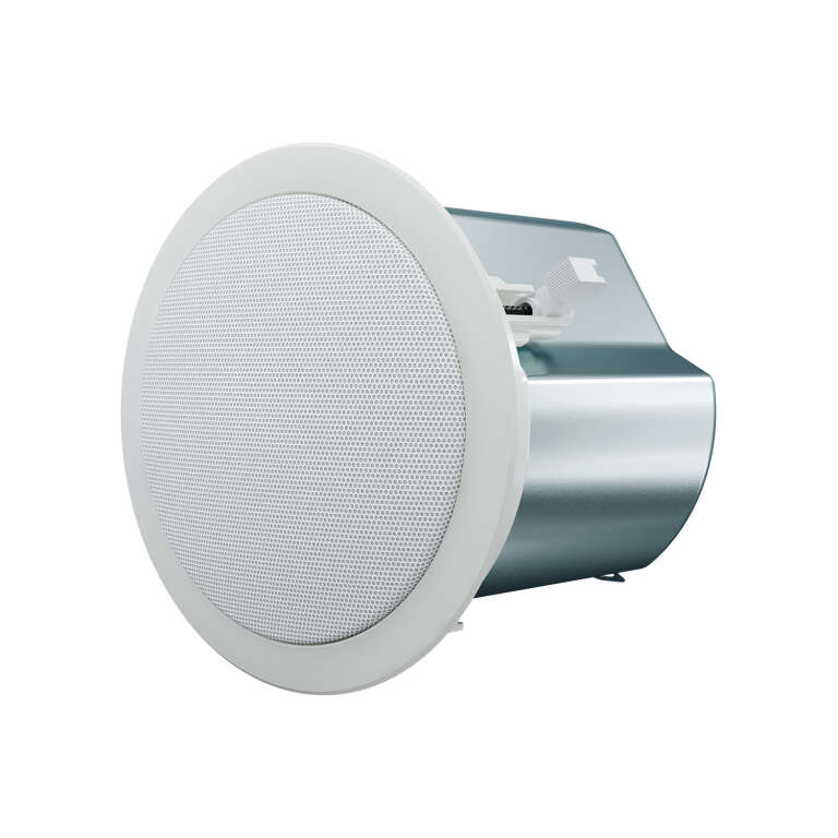Optimal Audio Up 4 4″ Ceiling Speaker with Backcan 25W 100V White