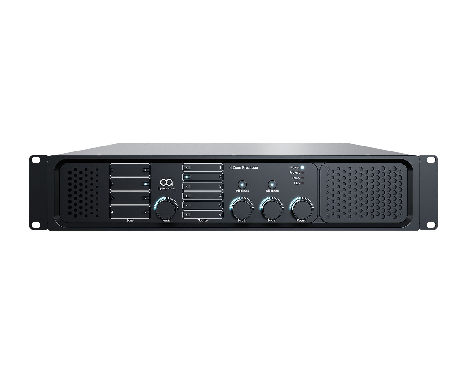 Optimal Audio Zone 4P Amplifier & Audio Controller