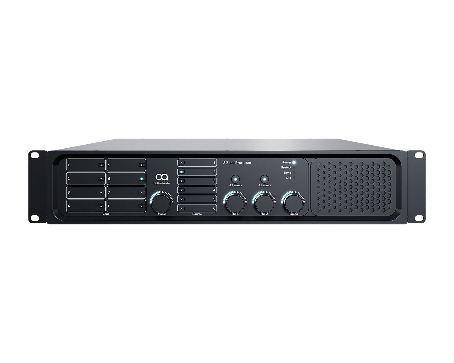 Optimal Audio Zone 8 Amplifier & Audio Controller