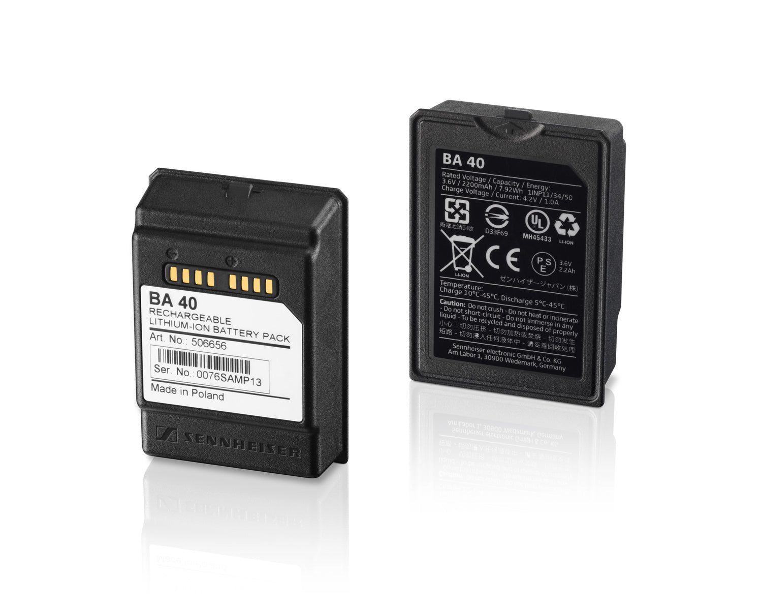 Sennheiser BA40 Rechargeable Battery Pack for SpeechLine SL Tablestand