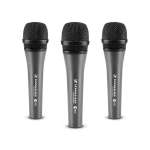 Sennheiser e835 3-PACK Dynamic Cardioid Vocal Microphone