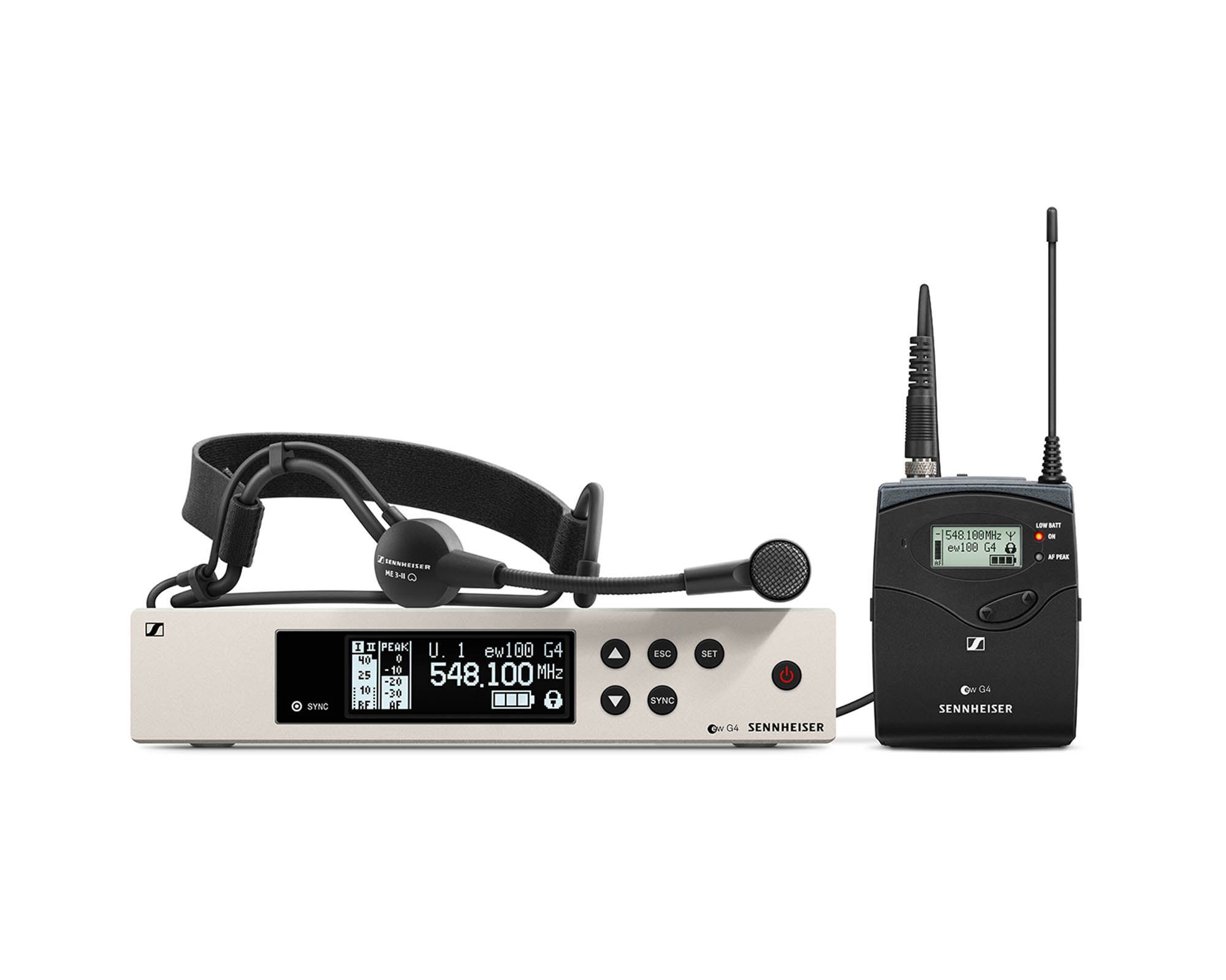 Sennheiser EW100 G4 ME3 (1G8) Wireless Headset Set