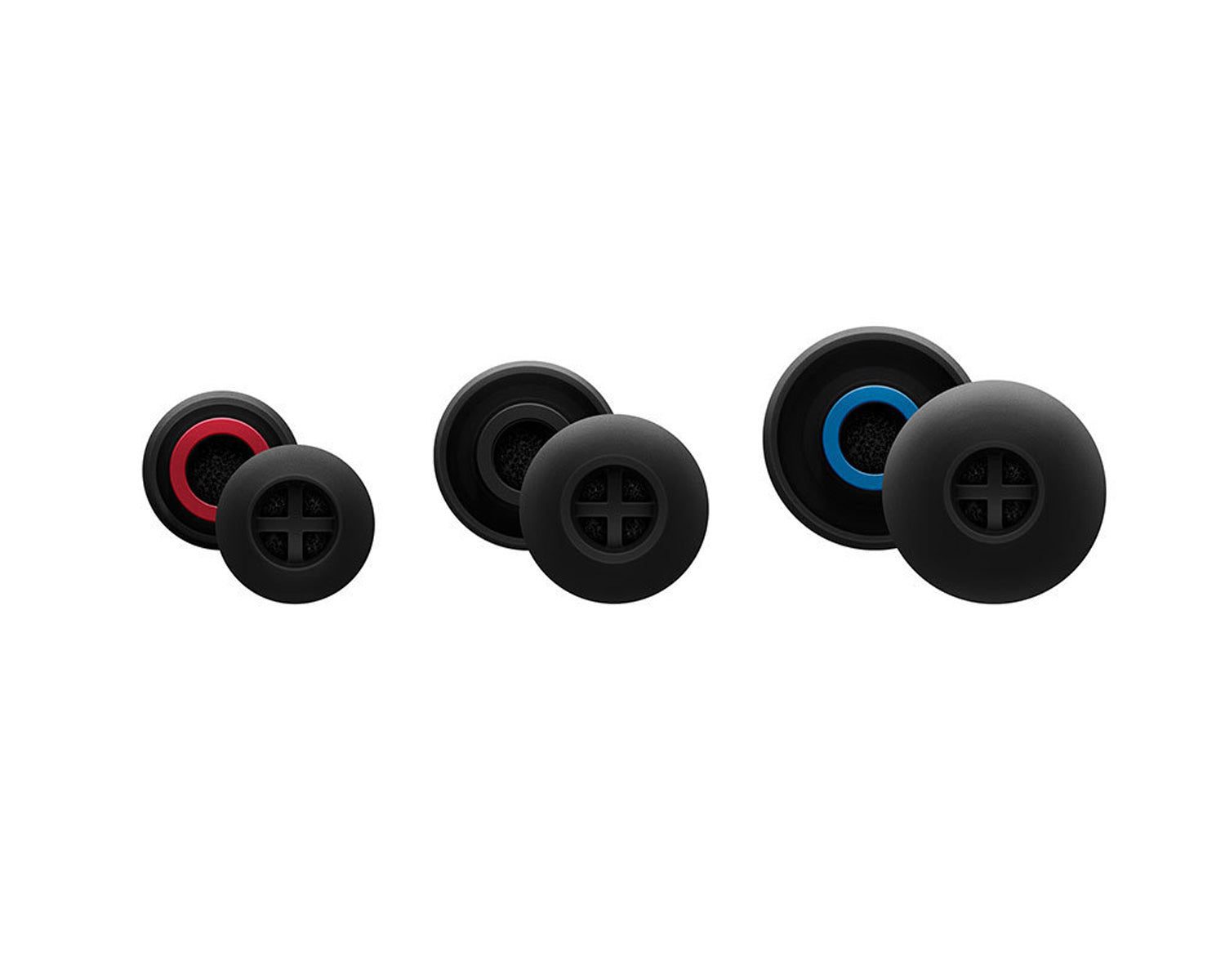 Sennheiser Silicone Black IEM Ear Tips Medium IE40/100/400/500 Pro (5 PAIRS)
