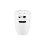 Sennheiser ME34W Miniature Microphone Head Cardioid for MZH Gooseneck White