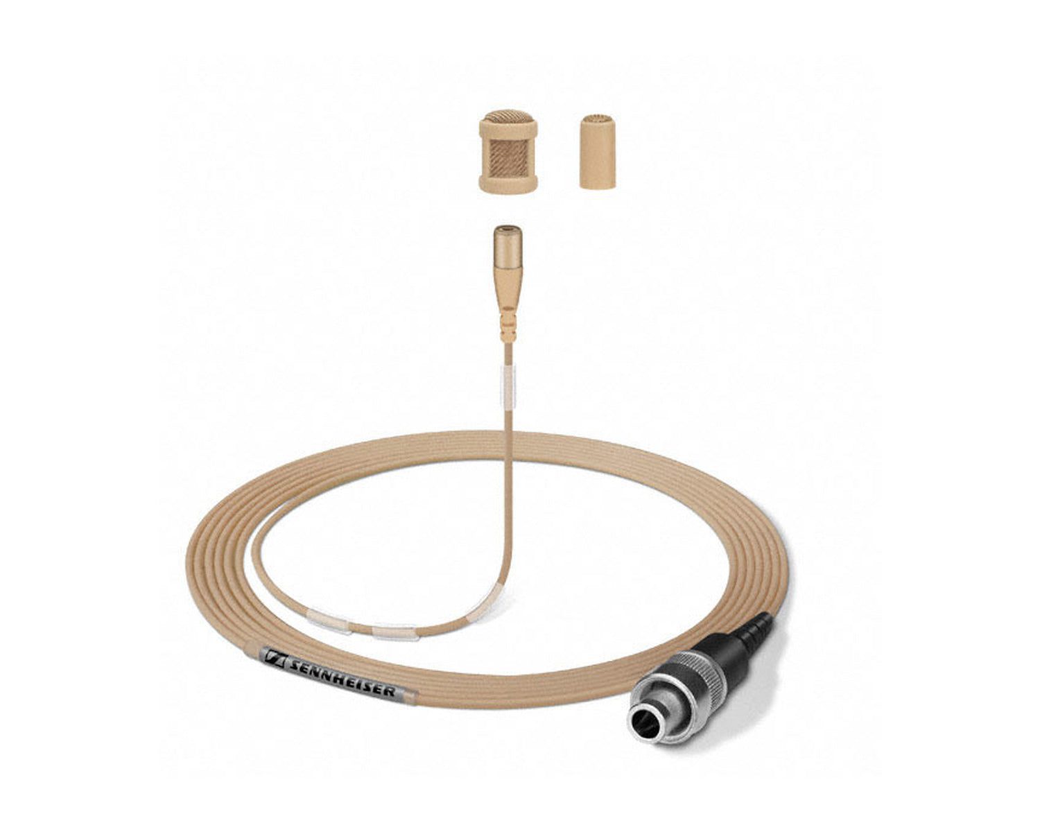 Sennheiser MKE1-5-3 Omnidirectional Lavalier Microphone Open-Cable Beige