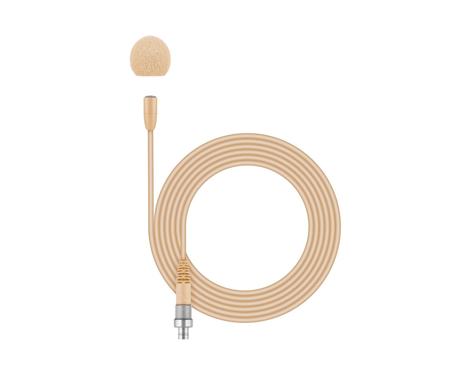 Sennheiser MKE Essential Omni Lavalier Microphone, 3-Pin LEMO Beige