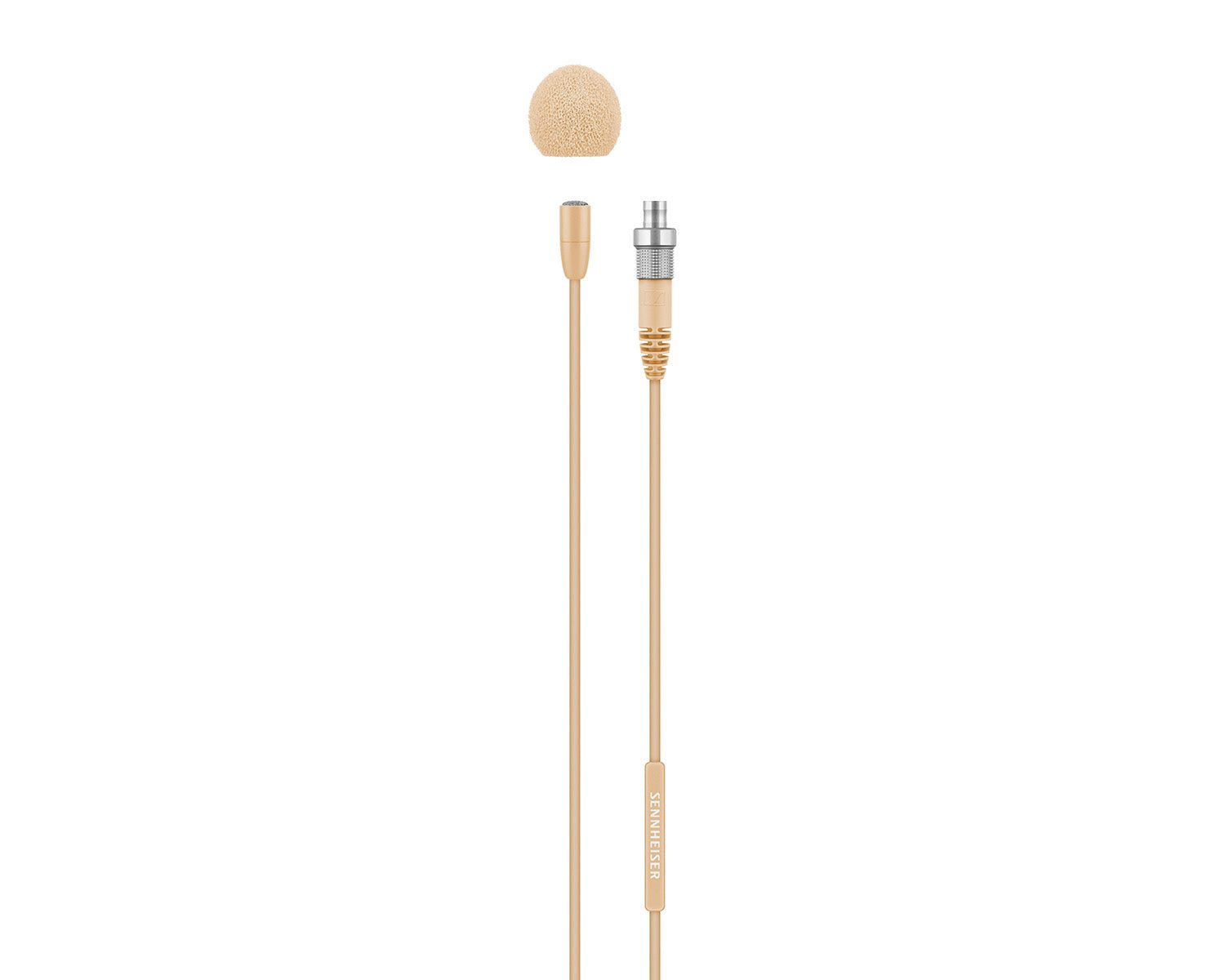 Sennheiser MKE Essential Omni Lavalier Microphone, 3-Pin LEMO Beige