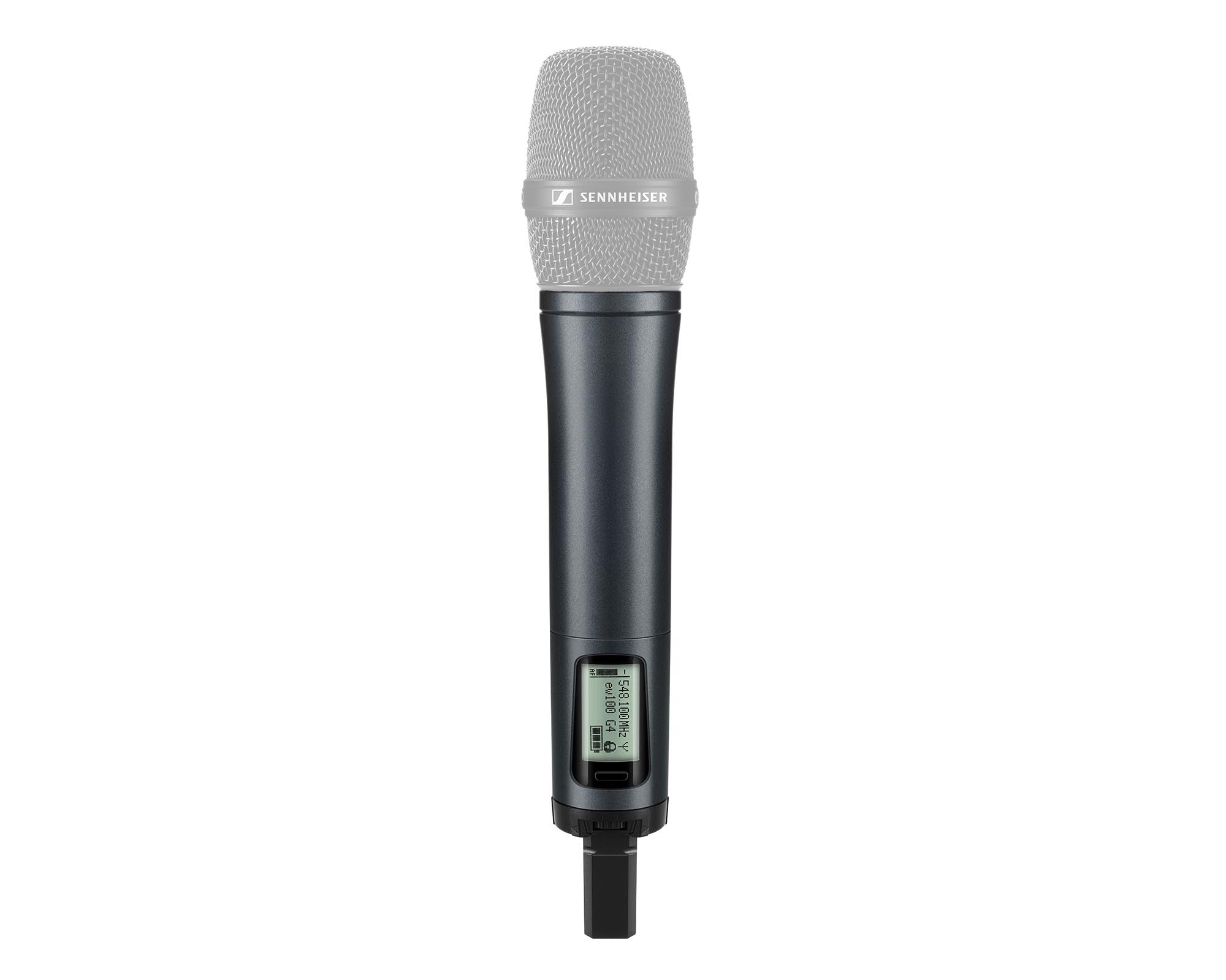 Sennheiser SKM100 G4-S (GBW) Wireless Handheld Transmitter with Mute Switch (No Capsule)