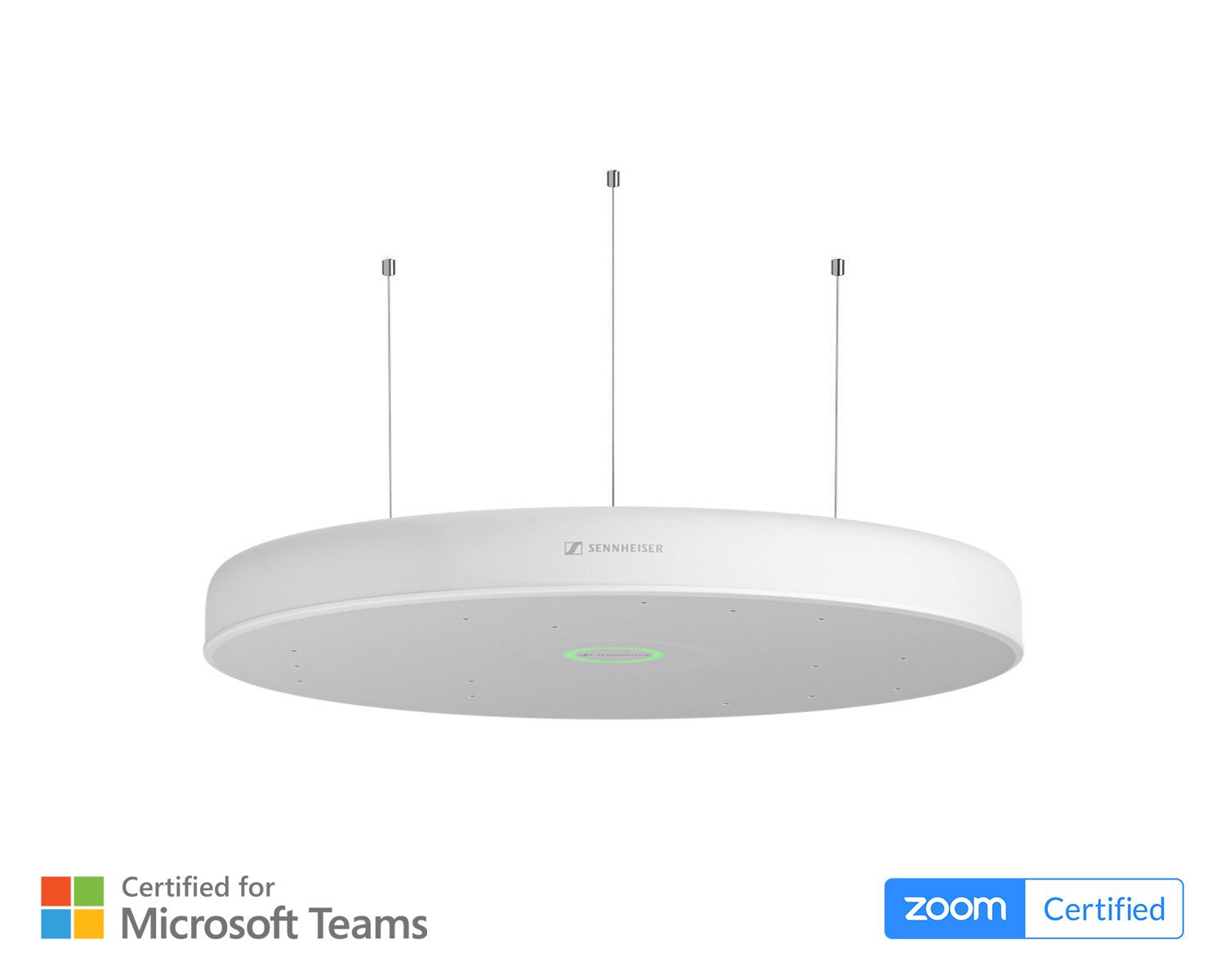 Sennheiser TCC M-S-W TeamConnect Ceiling Medium Hanging Ceiling Microphone 40m² White