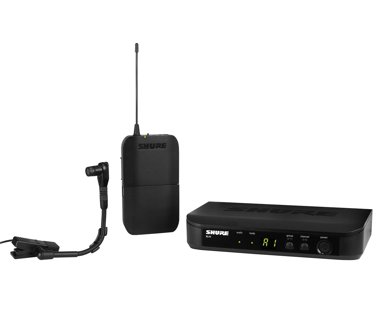 Shure BLX14/B98 (K3E) Wireless Instrument System with Beta 98H/C Clip-On Instrument Microphone