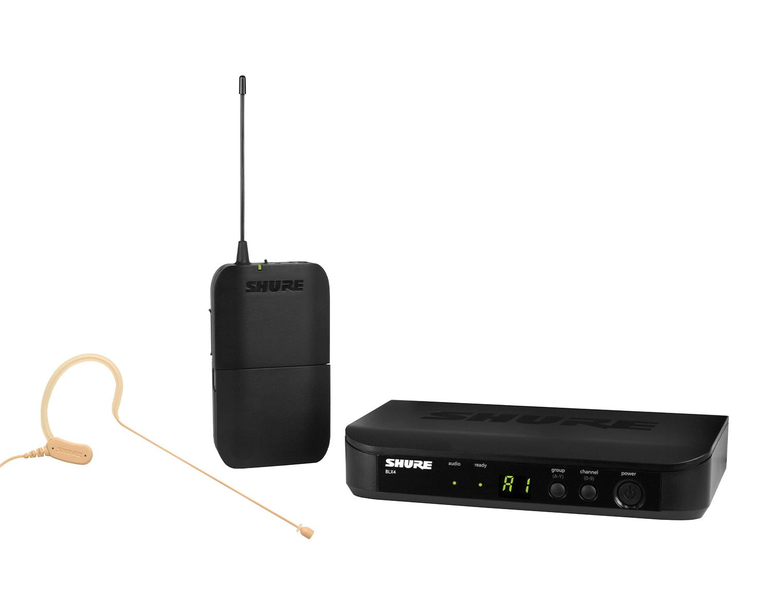SHUBLX14UKMX53K3E_Shure_BLX14UKMX53-K3E_Image_1.jpg Shure BLX14/MX53 (K3E) Wireless Headworn System with MX153 Earset Microphone