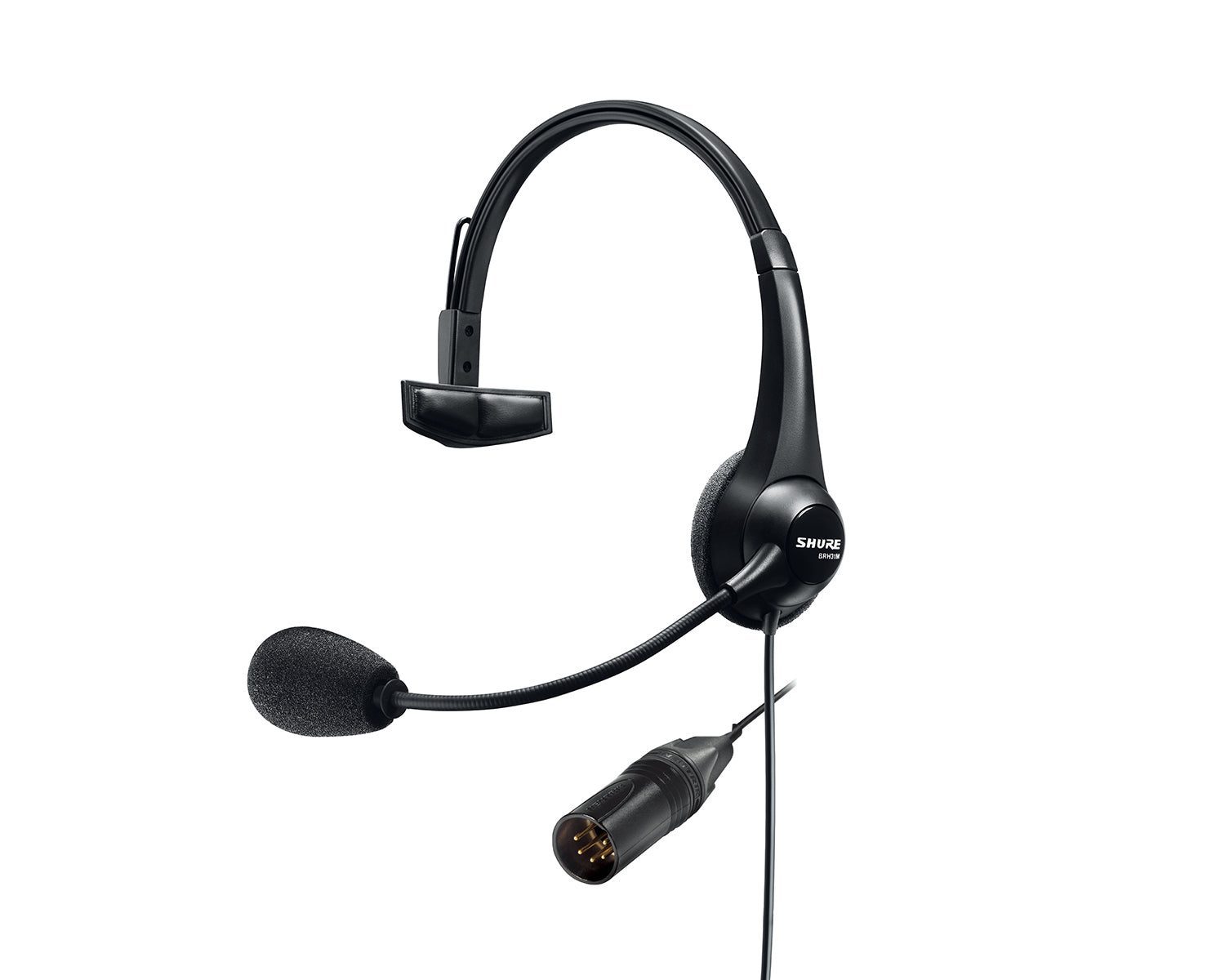 Shure BRH31M-NXLR5M Single-Sided Broadcast Headset 5-Pin XLR Male