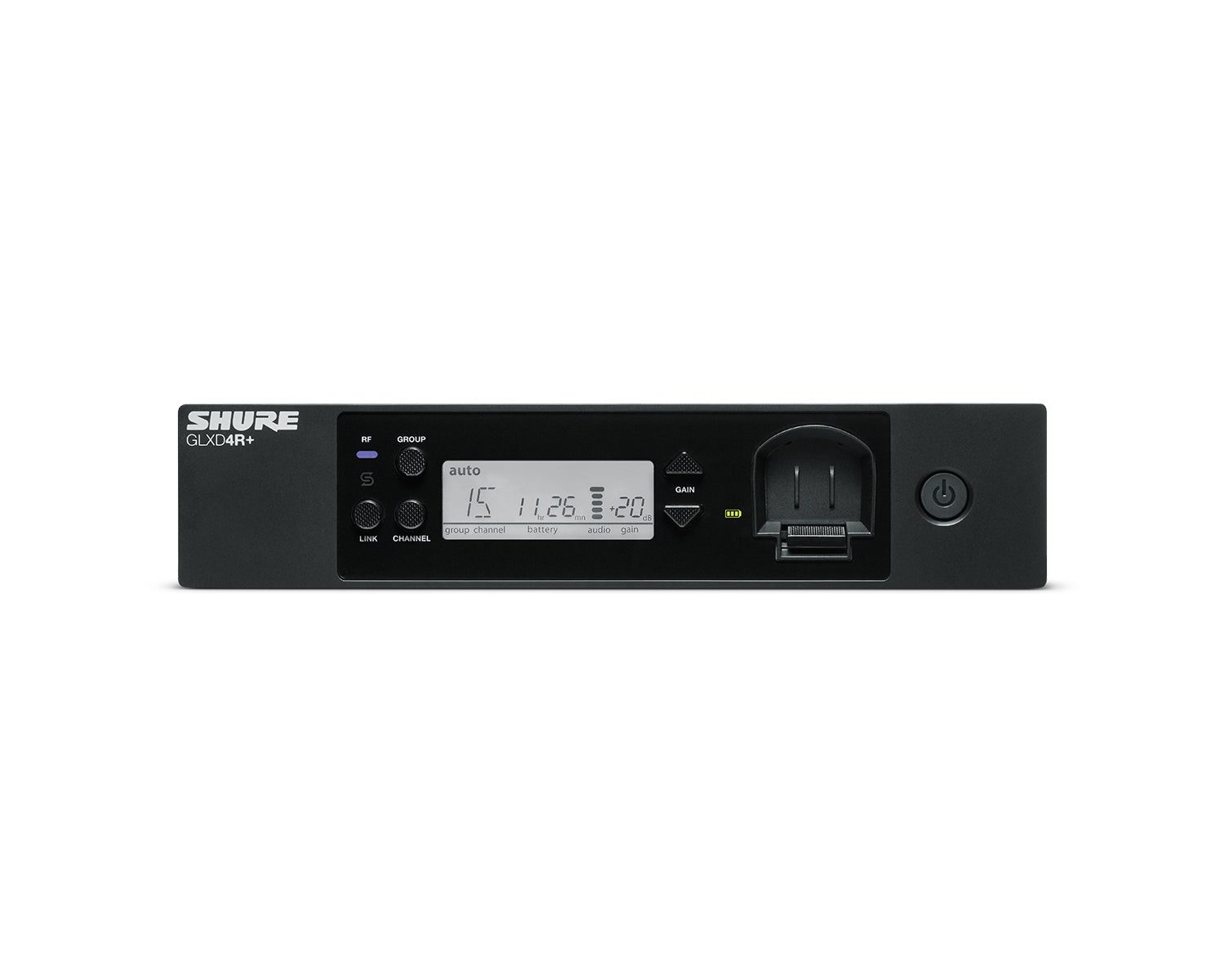 Shure GLXD14R+/B98 (Z4) Wireless Instrument System with Beta 98H/C Clip-On Instrument Microphone (Rack Mount)
