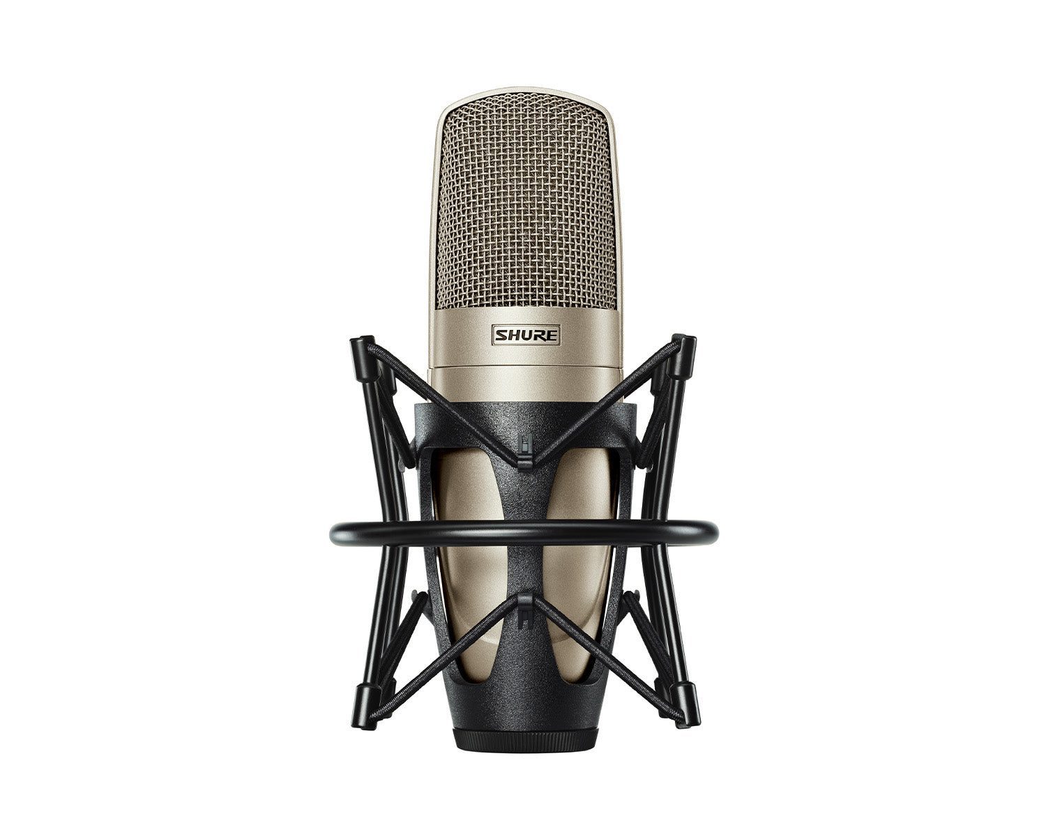 Shure KSM32/SL Cardioid Condenser Microphone with Shock Mount Champagne
