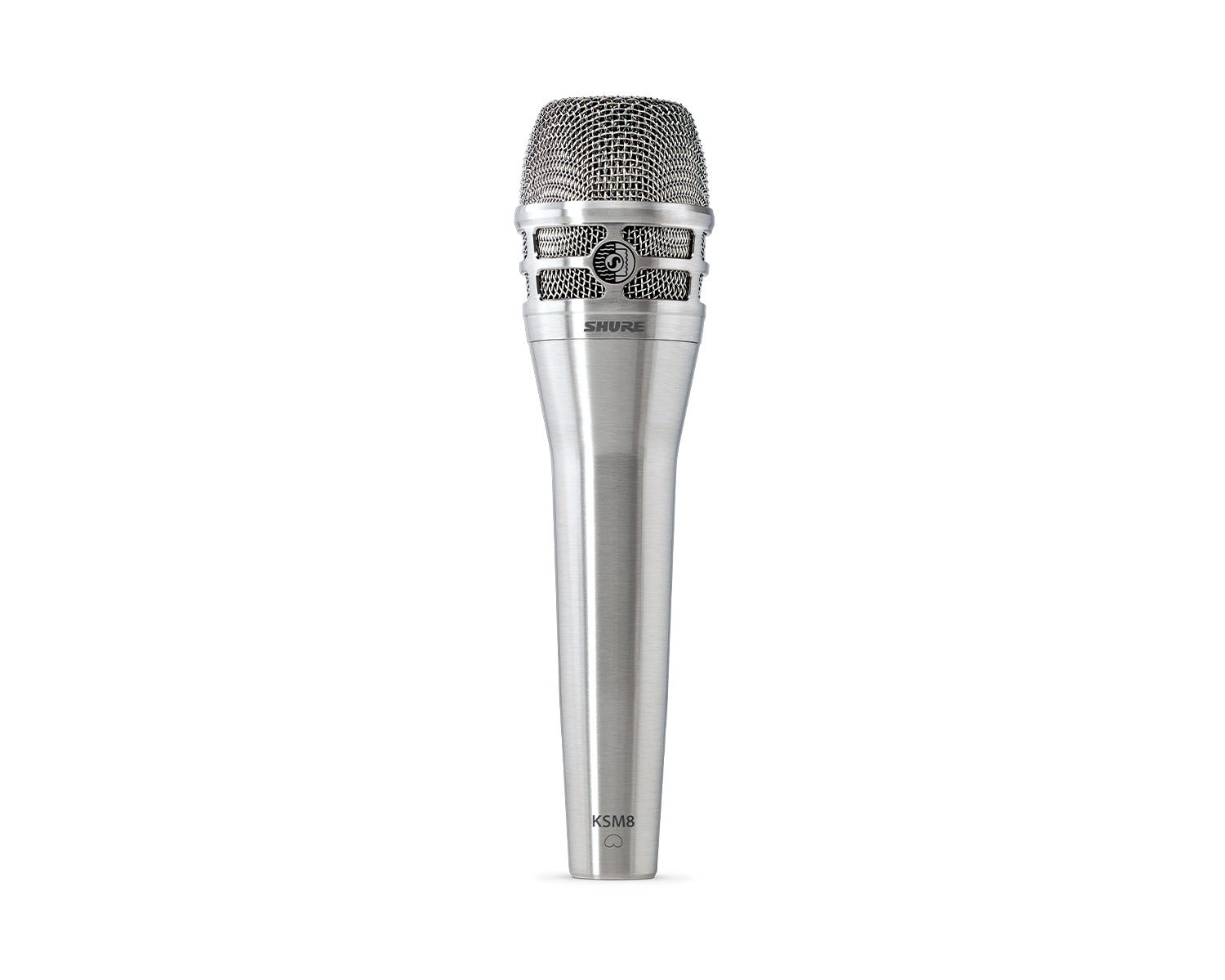 Shure KSM8/N Cardioid Dualdyne Dual-Diaphragm Dynamic Microphone Nickel