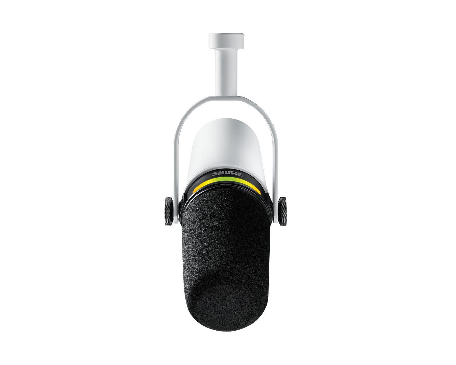 Shure MV7+-W Dynamic Podcast LED Microphone White