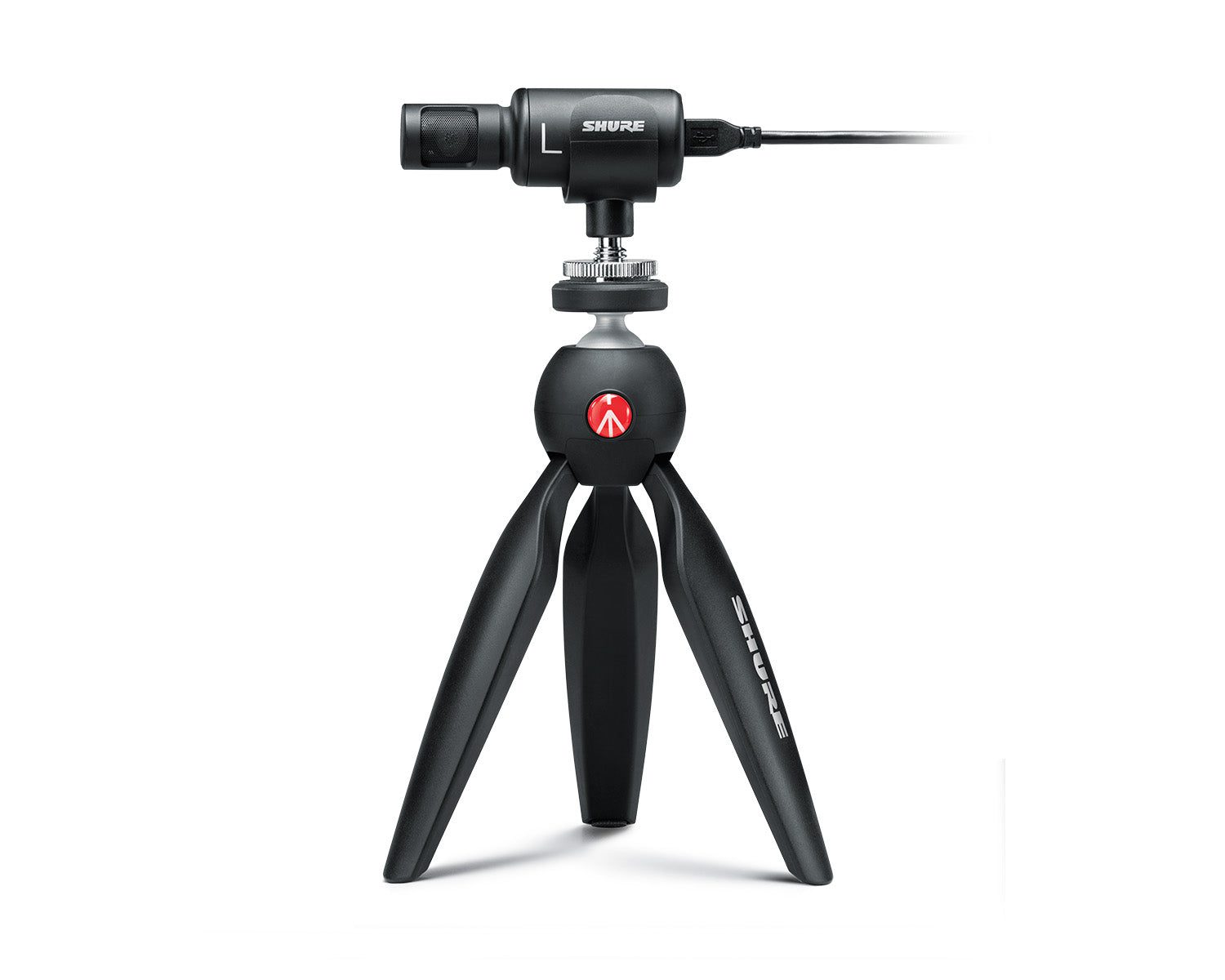 Shure MV88+ Video Kit Cardioid/Bidirectional Stereo Condenser USB Mic