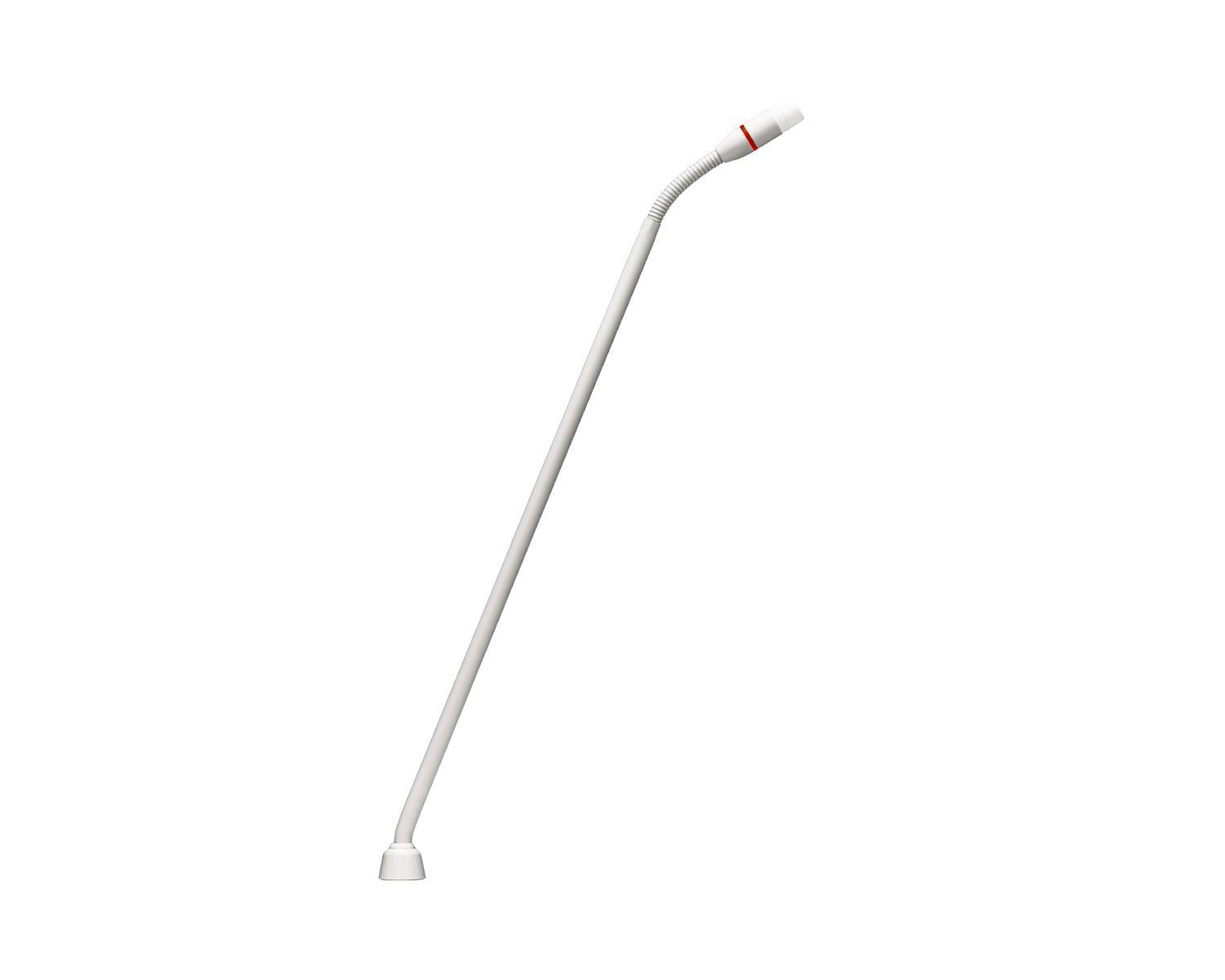 Shure MX415WRLP/N Microflex 15″ No Capsule Gooseneck Ring Microphone (White)