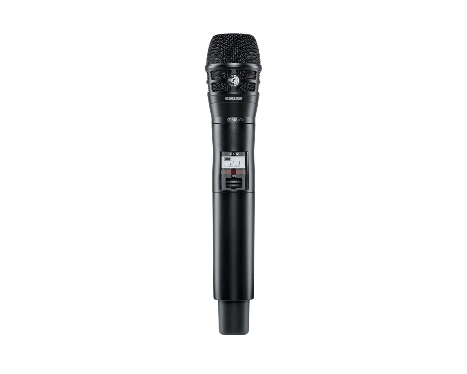 Shure QLXD2/K8B (K51) Wireless Handheld Transmitter with KSM8 Capsule (Black)