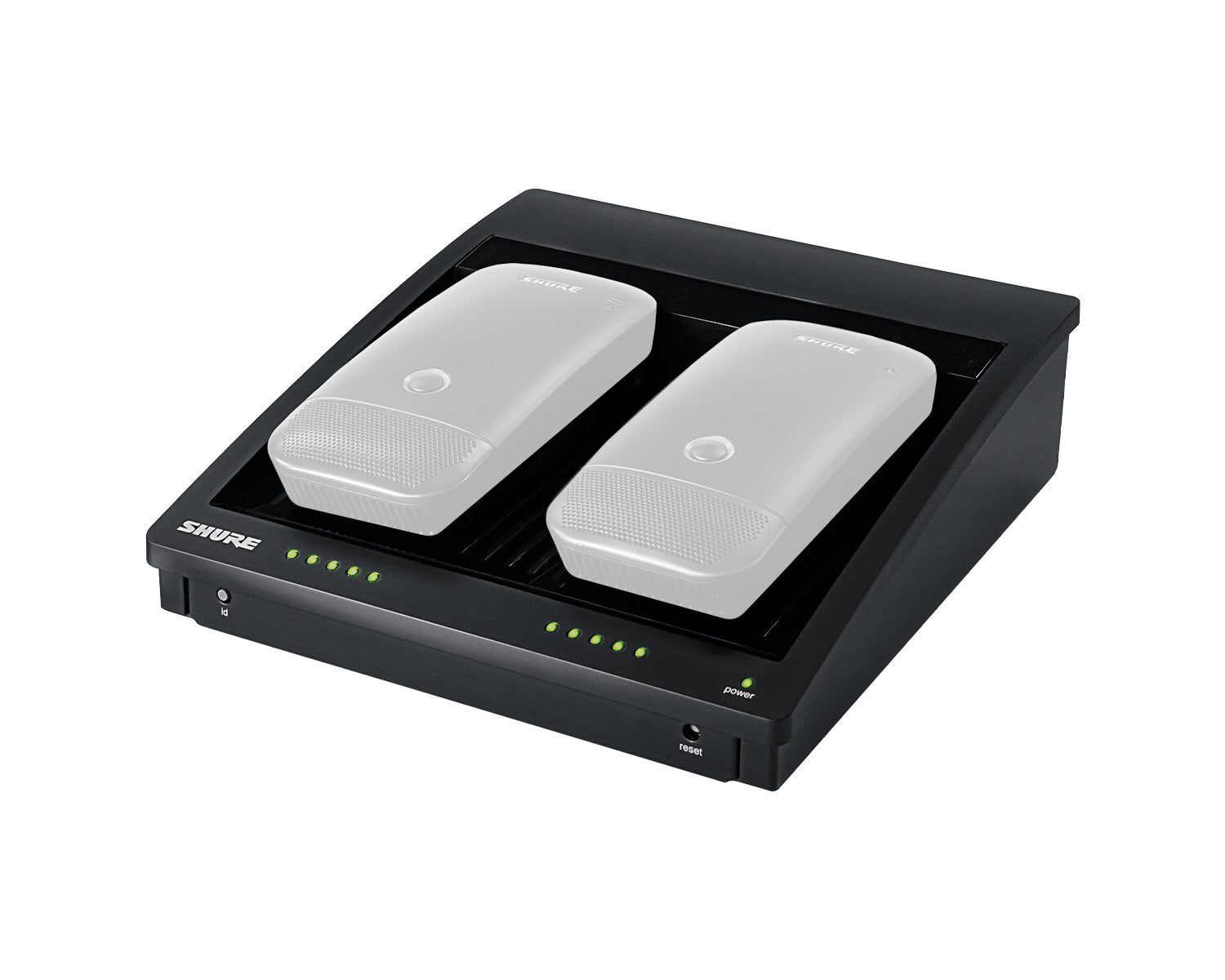 Shure SBC250 2-Bay Networked Charging Station for ULXD6/8 Boundary Mics