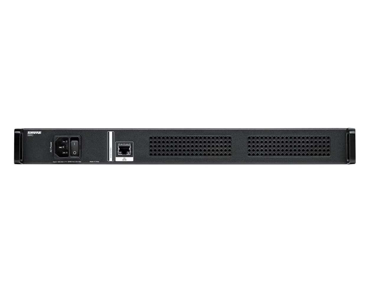 Shure SBRC Networked Battery Rack Charger for AXT/SBC/SBM Modules 1U