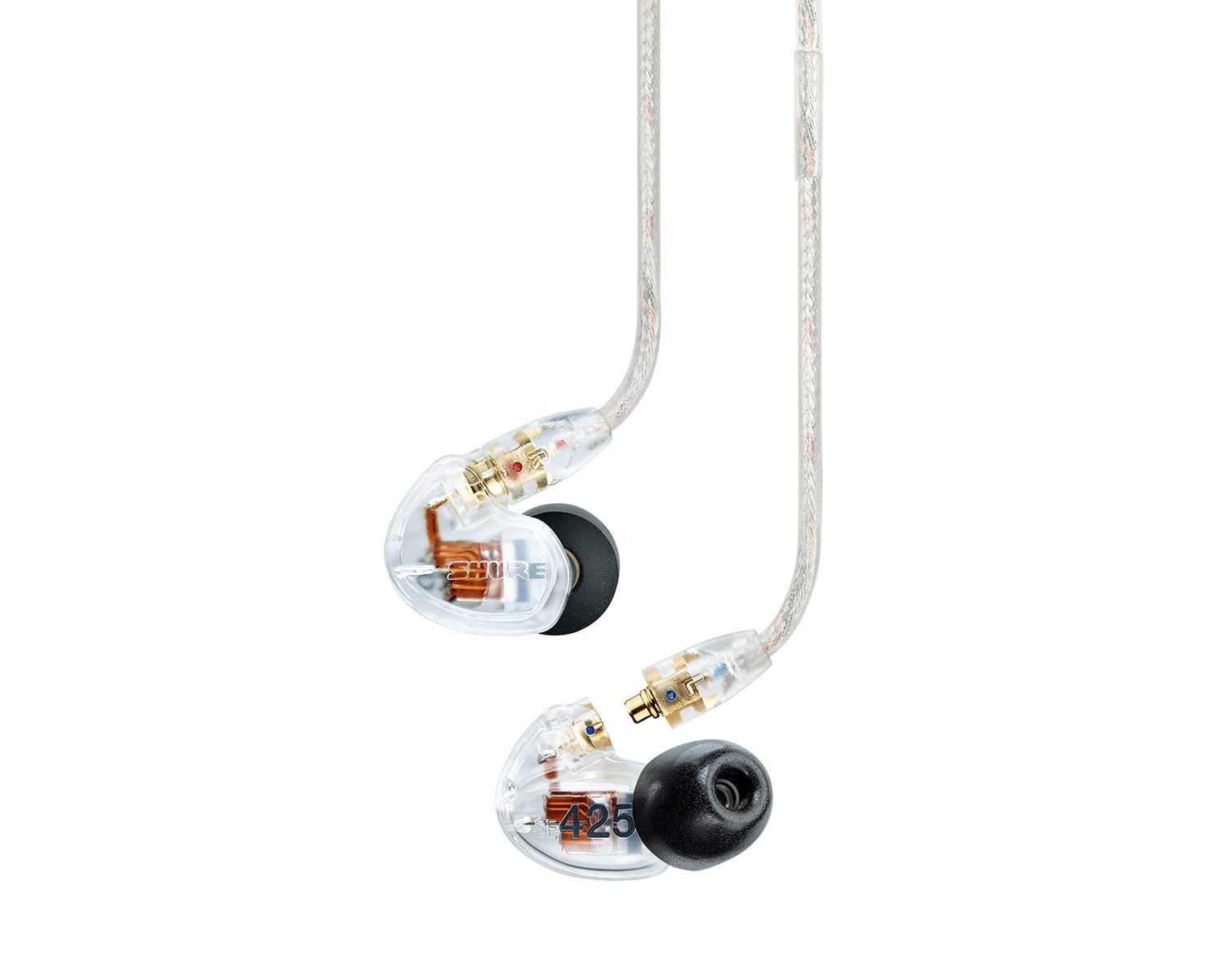 Shure SE425 Pro Sound Isolating IEM Earphones with Dual Drivers Clear
