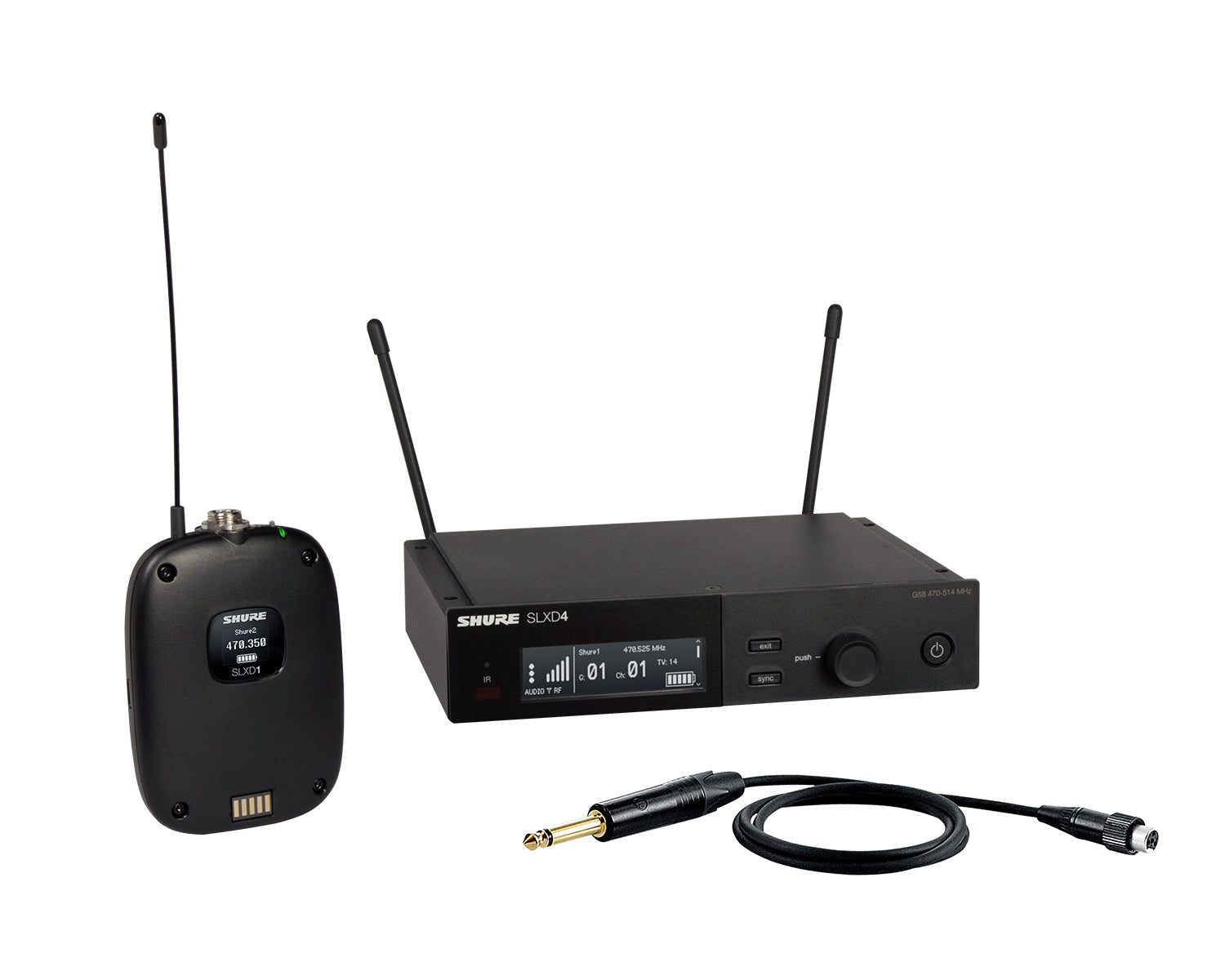 Shure SLXD14 (K59) Wireless Presenter System (No Microphone)