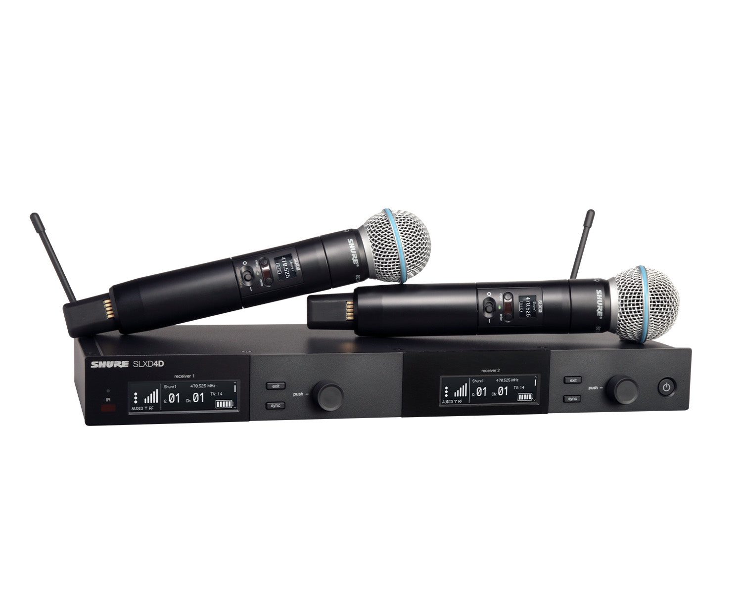 Shure SLXD24D/BETA58 (K59) Dual Wireless Vocal System
