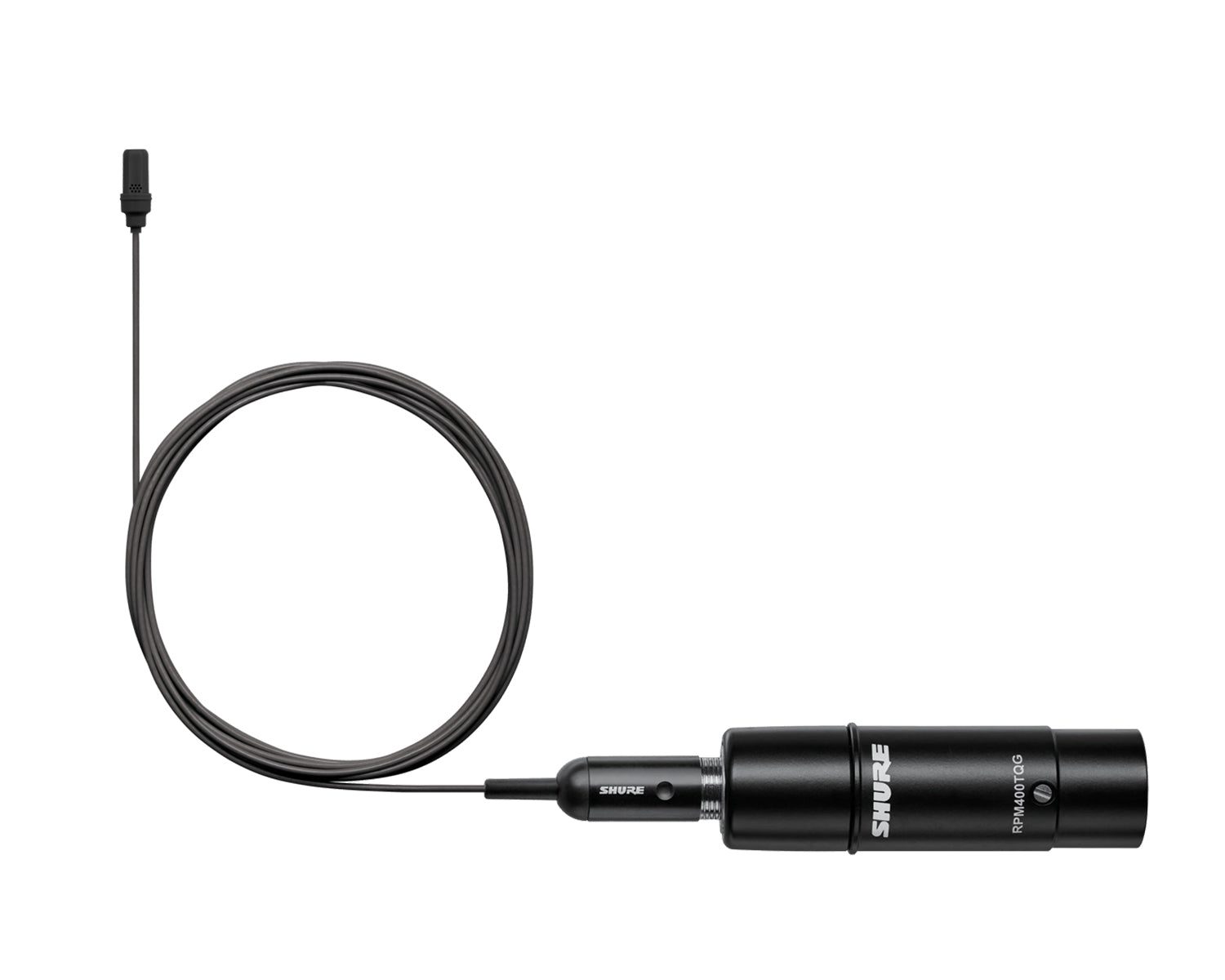 Shure UL4B/C-XLR Cardioid Lavalier Microphone MTQG + XLR Preamp