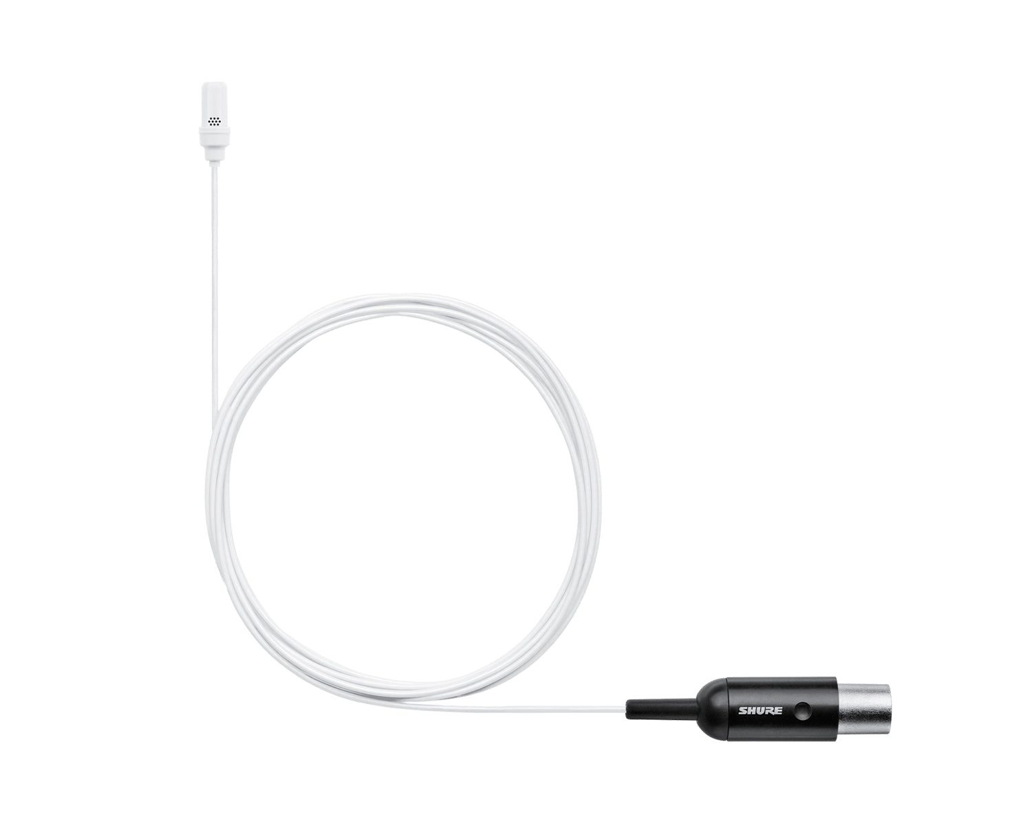 Shure UL4W/C-MTQG UL4 Cardioid Lavalier Microphone MTQG White