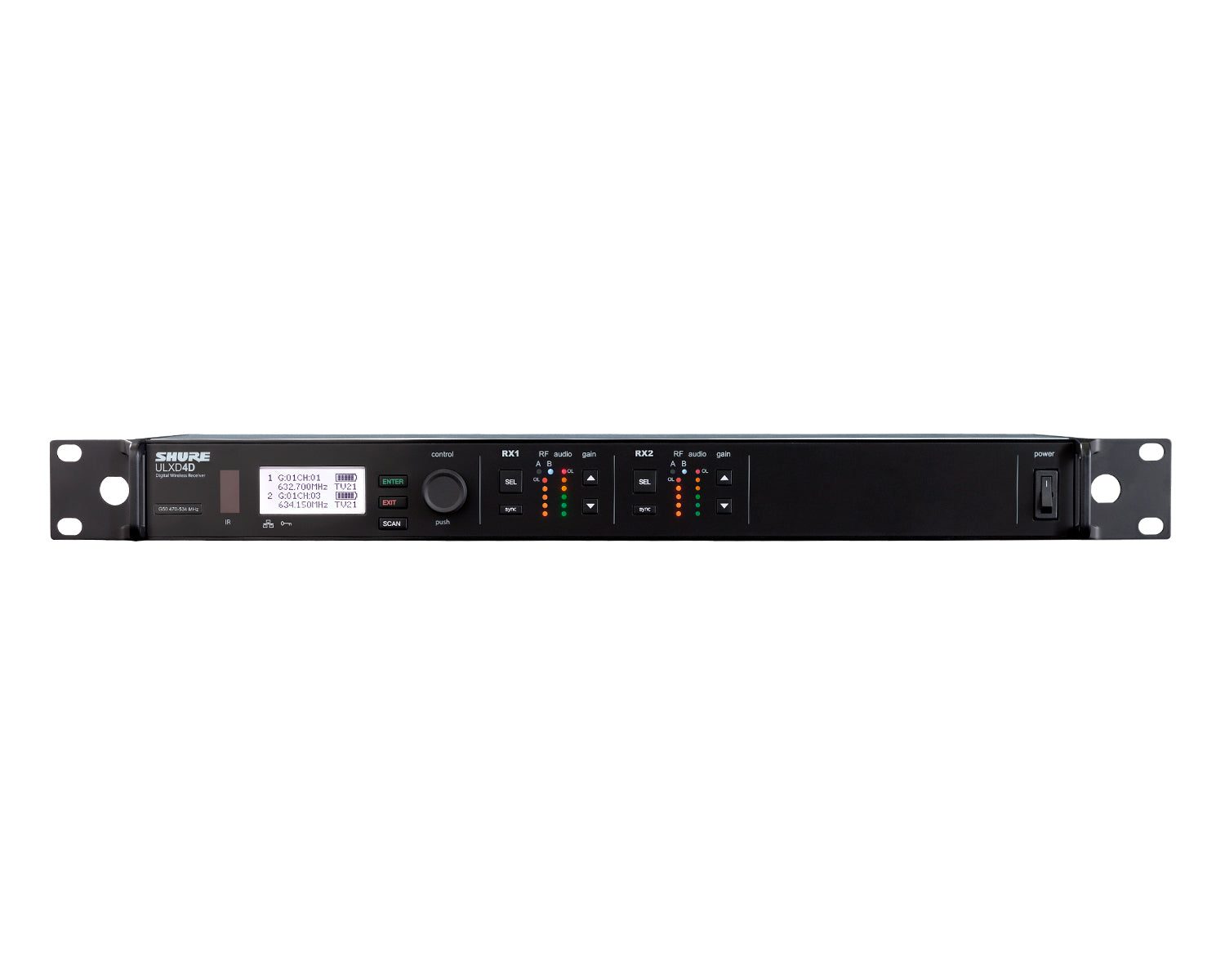 Shure ULXD4D (K51) Dual Wireless Receiver