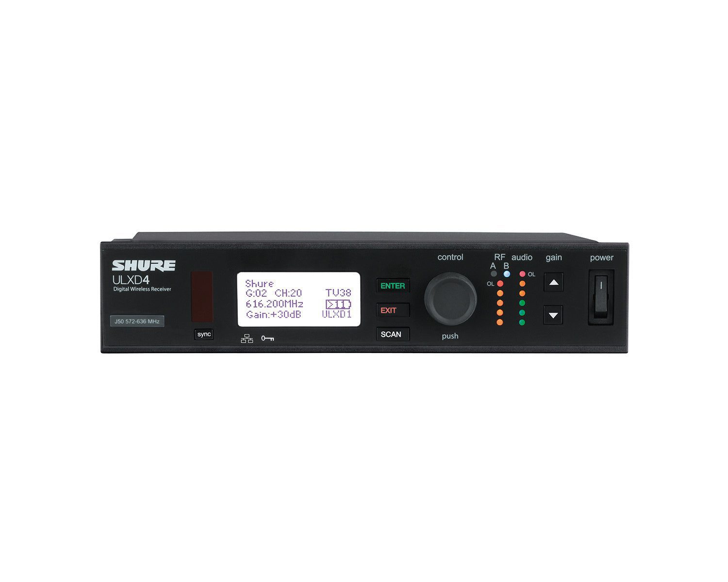 Shure ULXD4 (K51) Wireless Receiver