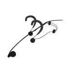 Shure WBH54B Supercardioid Condenser Headset Microphone Black
