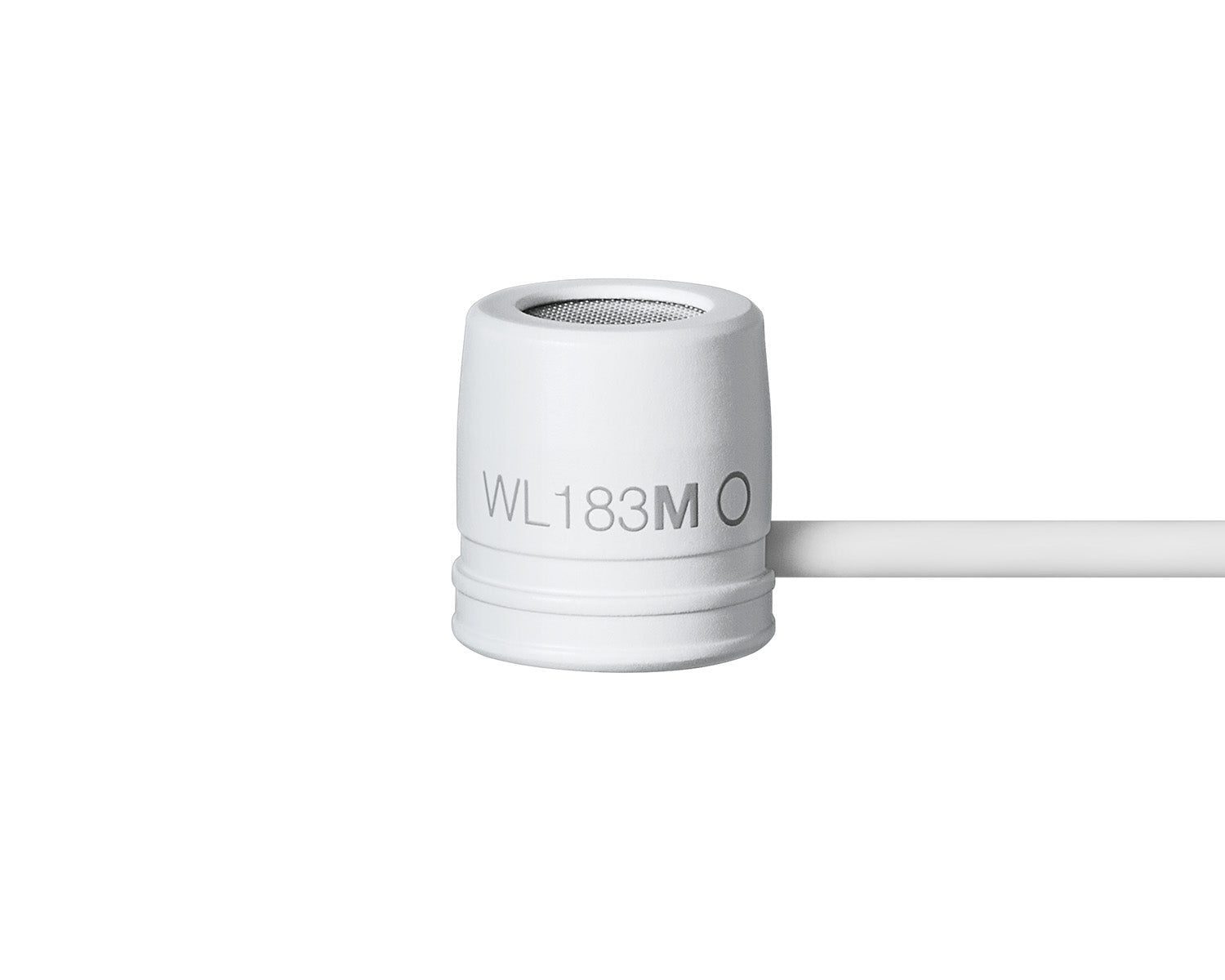 Shure WL183M Omnidirectional Condenser Lavalier Microphone LM3 White