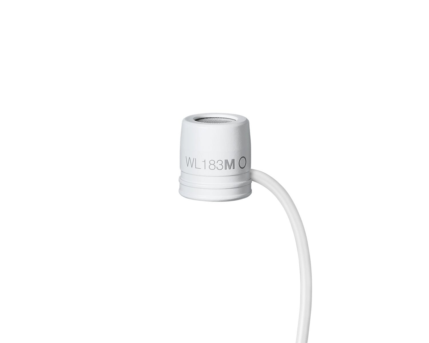 Shure WL183M Omnidirectional Condenser Lavalier Microphone TQG White