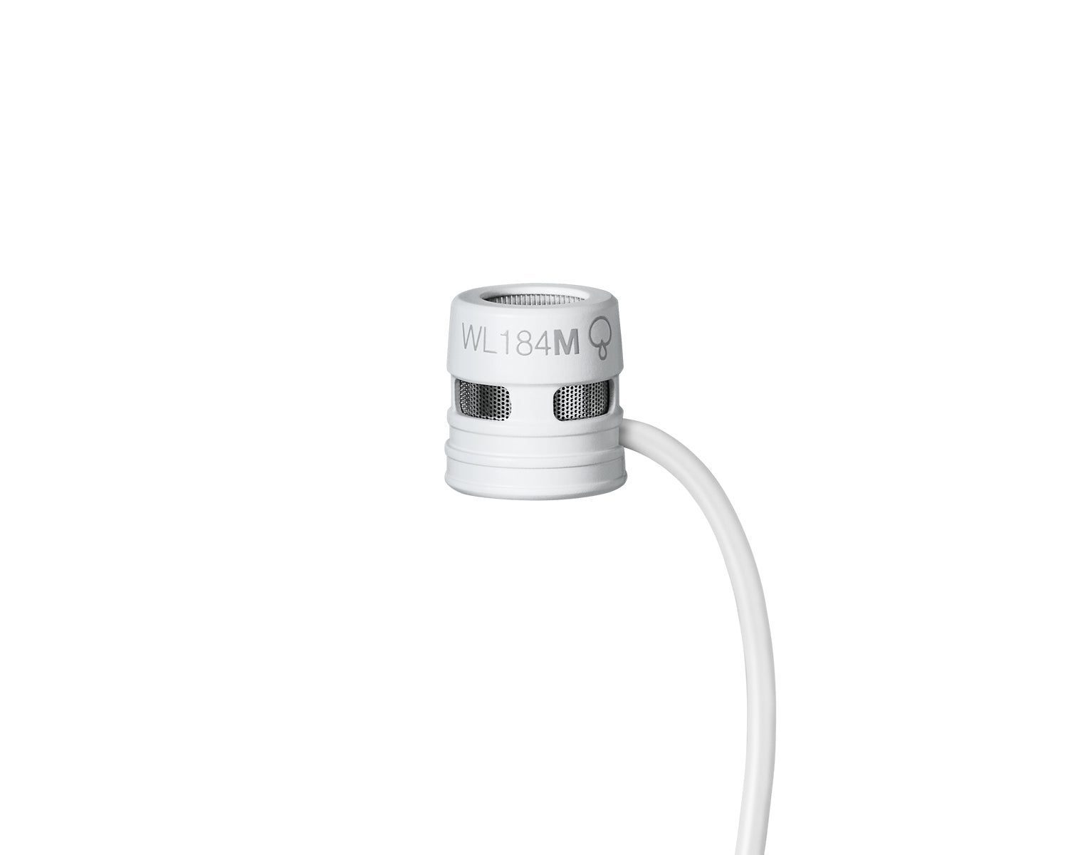 Shure WL184M Supercardioid Condenser Lavalier Microphone LM3 White
